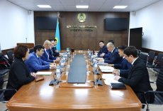 &laquo;Атамекен&raquo; ҰКП басшысы Ұлытау өңіріне іс-сапарының ресми бөлімі облыс прокуроры  кездесумен аяқталды