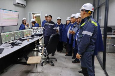 Өңірлік кеңес мүшелері Жезқазған ЖЭО-ның жаңғырту жұмыстарымен танысты